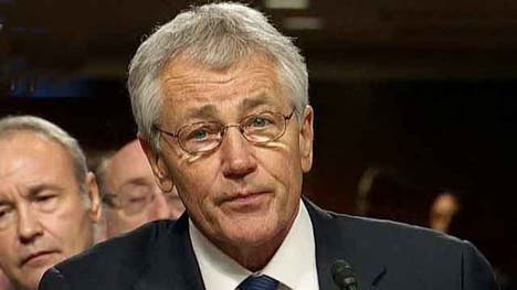While Democrats emerged from Chuck Hagel's confirmation hearing mostly defending President Obama's nominee for Defense secretary, the former Republican senator faced a chorus of criticism from members of his own party.