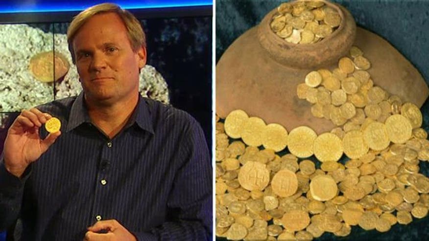 RECOVERED TREASURE Divers find $4.5M in gold coins off Florida coast