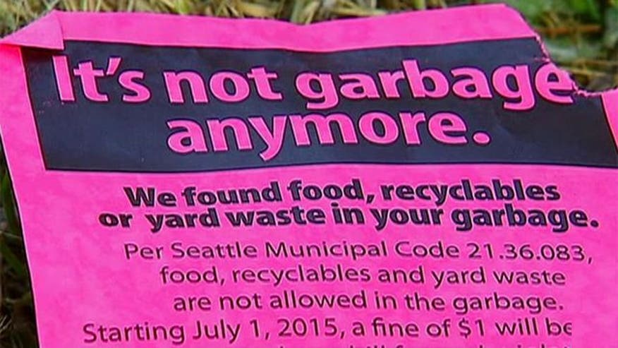 SEATTLE'S WASTE WAR City sued over inspectors keeping tabs on garbage