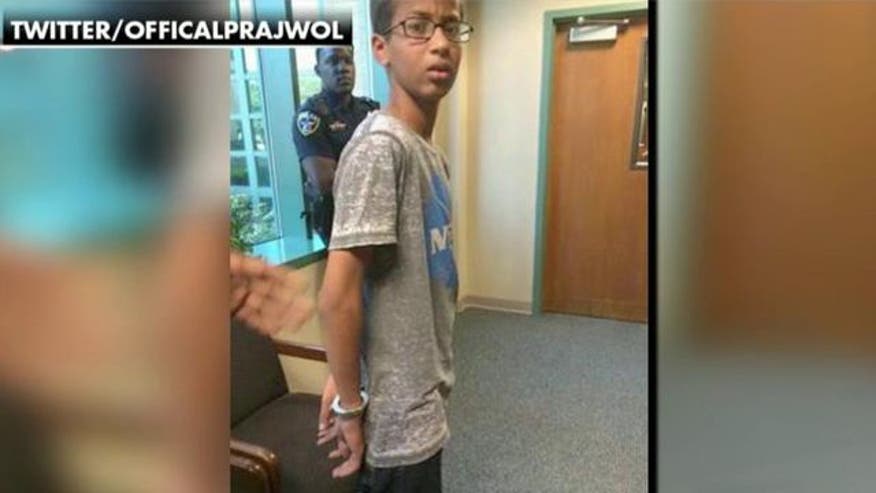 Texas 14-year-old arrested after teacher says his homemade clock looks like a bomb - VIDEO: Muslim student accused of bringing fake bomb to class