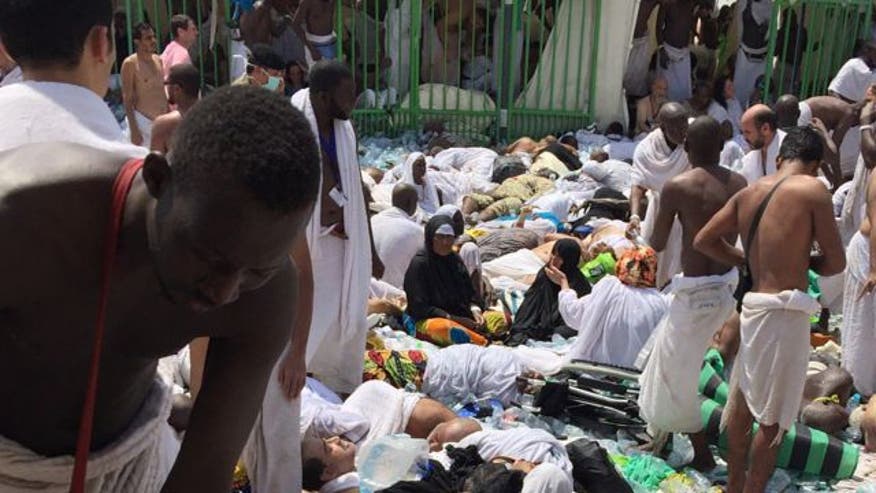 At least 717 people killed in Saudi Arabia hajj stampede - WARNING: GRAPHIC CONTENT: Aftermath of stampede - VIDEO: Hajj stampede kills over 700 near Mecca, Saudi officials say