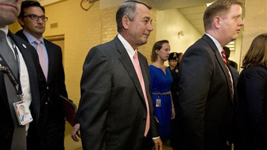 GAVEL BATTLE Boehner resignation sparks House leadership scramble