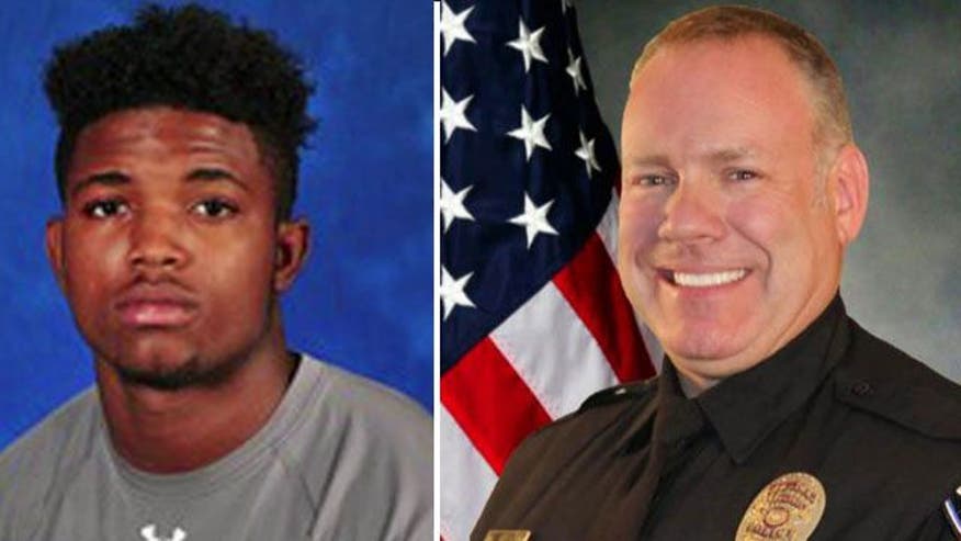 Texas police shooting: FBI asked to help in probe of college athlete's death - VIDEO: College football player killed in shooting
