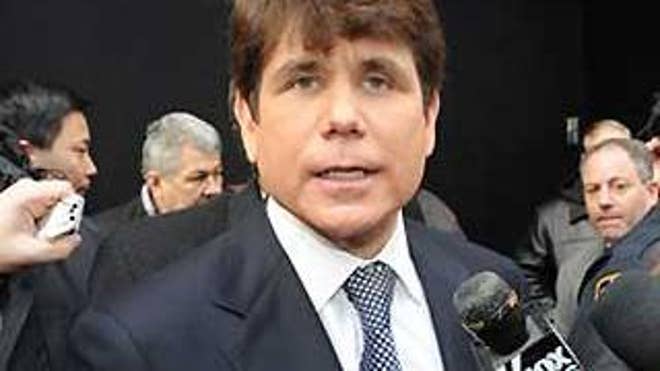 Jan. 26: Illinois Gov. Rod Blagojevich is in New York rather than at his state Senate impeachment trial (AP Photo).