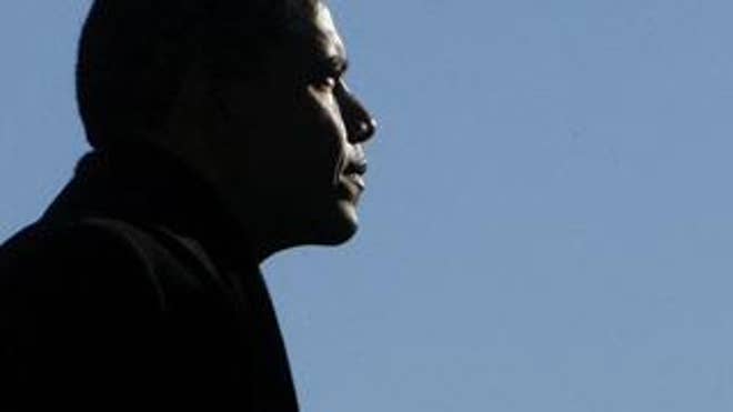 Obama prepares to fly.
