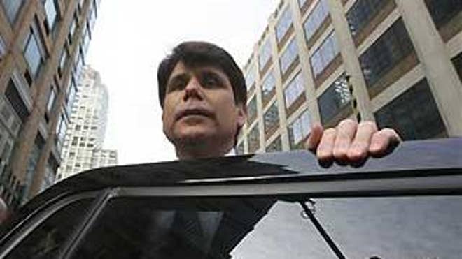 Illinois Gov. Rod Blagojevich speaks to reporters after making an appearance on the television program "The View," Monday, Jan. 26, 2009 in New York