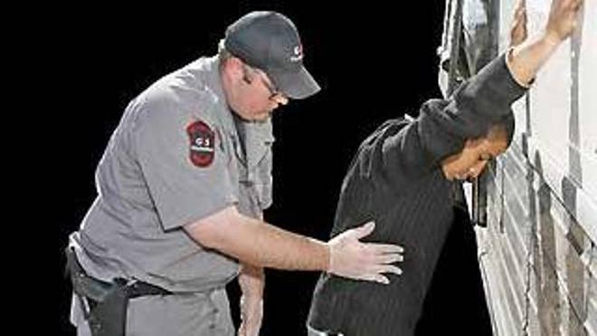 Illegal immigrant arrest