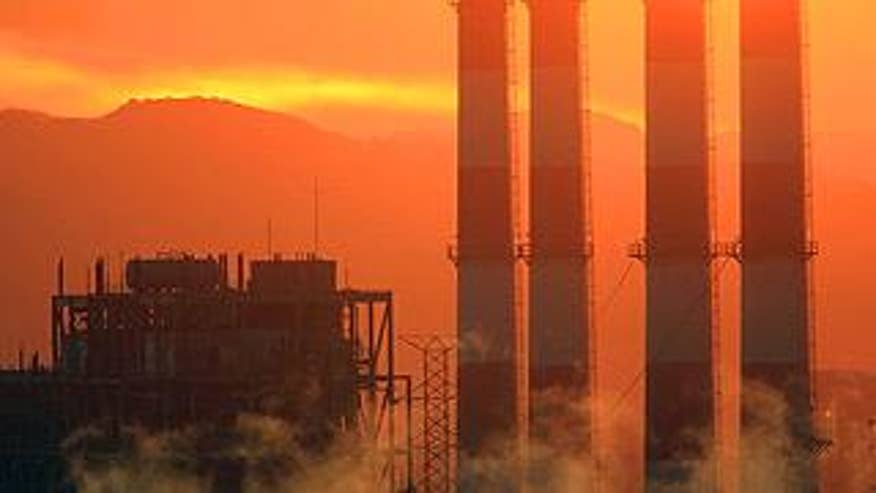 A Los Angeles Water and Power generating station is seen in the San Fernando Valley. (AFP)