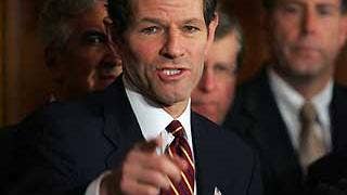 Former New York Gov. Eliot Spitzer (AP photo)