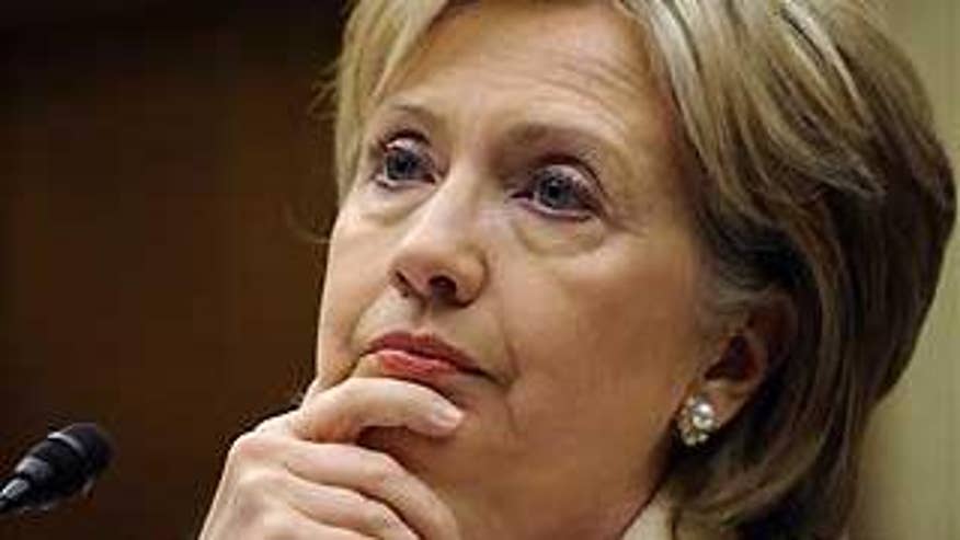 Secretary of State Hillary Clinton testifies on Capitol Hill in Washington Wednesday. (AP Photo)