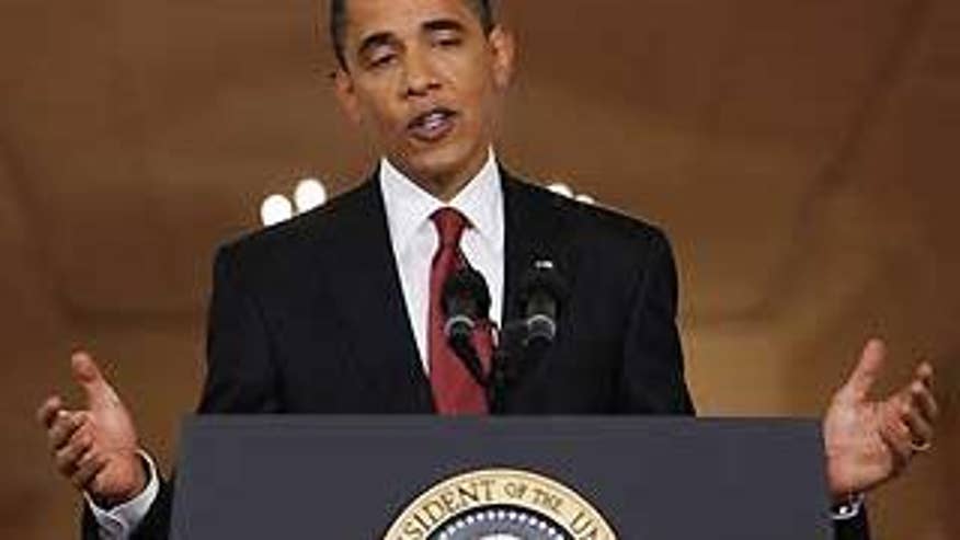 March 24: President Obama speaks at a news conference at the White House. (AP Photo)