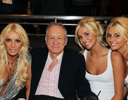 Hef, Karissa and Kristina Shannon and Crystal Harris