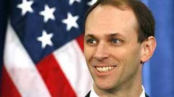 White House economic adviser Austan Goolsbee, shown here at a press conference last fall, says the economy is showing encouraging signs. (Reuters Photo)