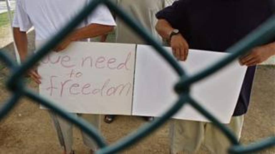Chinese Uighur Guantanamo detainees at Guantanamo Bay