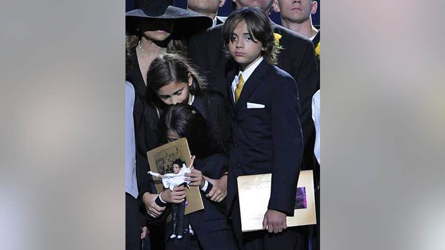 Paris Jackson, Prince Michael Jackson I, and Prince Michael Jackson II
