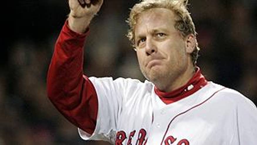 Sox pitcher Curt Schilling