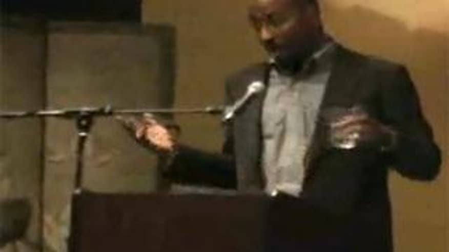Van Jones, shown here, is the green jobs adviser for the White House Council on Environmental Quality. (YouTube)