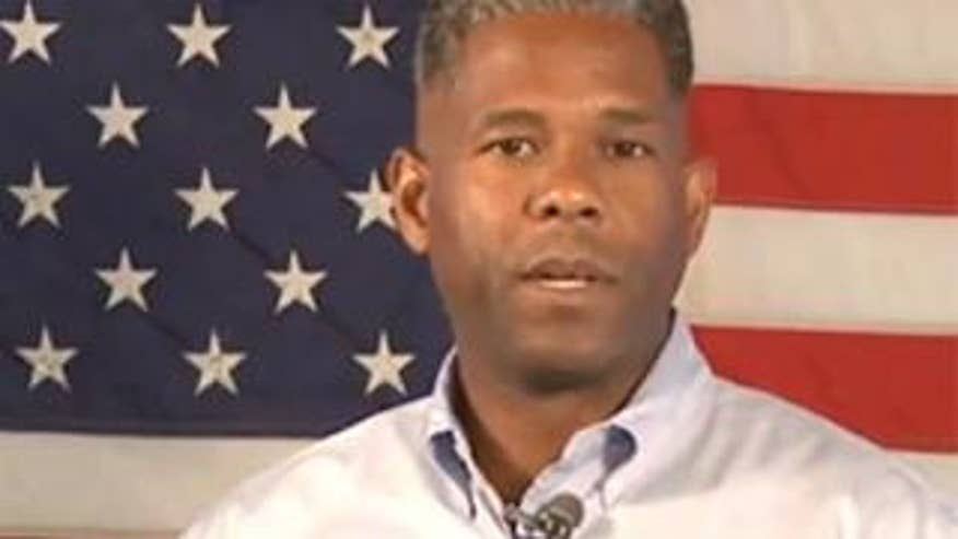 Allen West, a retired Army colonel running for Congress in Florida, is shown here in a campaign Web video. (YouTube)