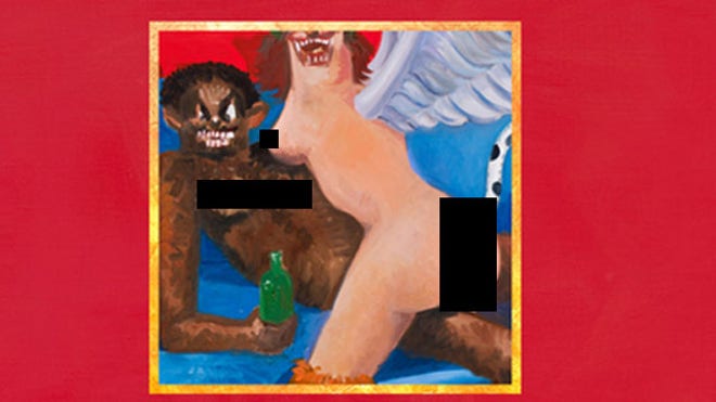 West's controversial cover art West's controversial cover art