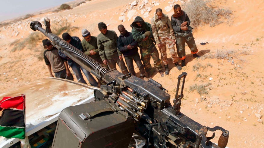 Military Airstrikes Carried Out Against Qaddafi Forces