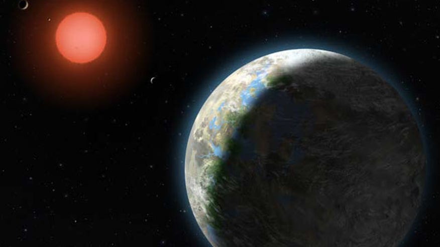 the inner four planets of the Gliese 581 system