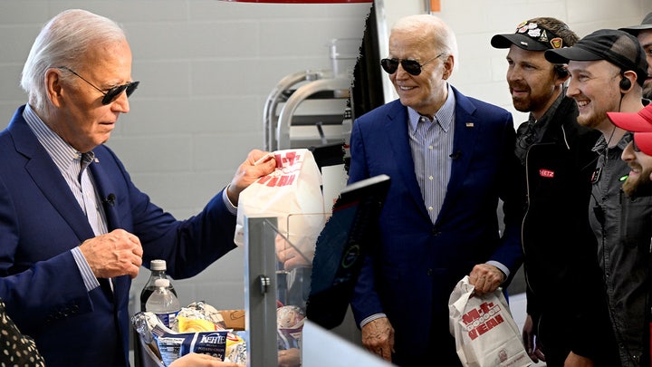 Biden admin sues convenience store on same day as cheery campaign stop