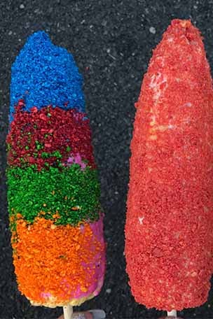 Unicorn elote makes corn magical