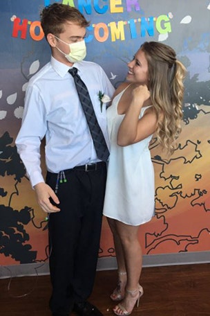Teen's homecoming gesture leads to tears
