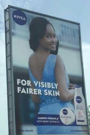 Nivea ad sparks outrage