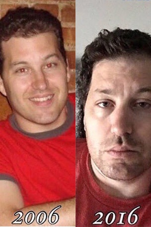Dad's silly 'before and after' post goes viral
