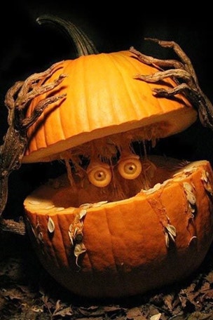Wacky jack-o-lanterns to copy