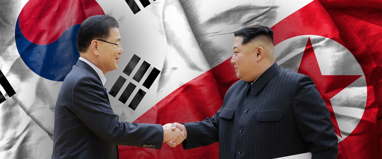 Kim Jong Un tells South Korean leaders he won't attack; commits to de-nuke talks with US