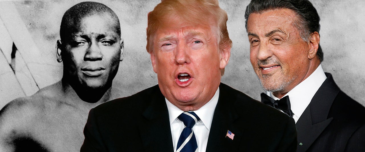 Trump weighs 'full pardon' for boxer Jack Johnson after call with Sylvester Stallone