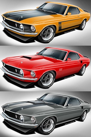 New 1969-70 Mustangs for sale