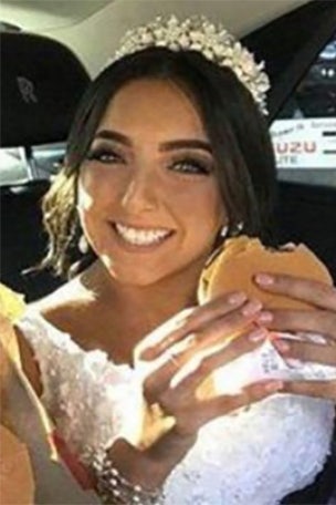 Bride goes crazy over McDonald's