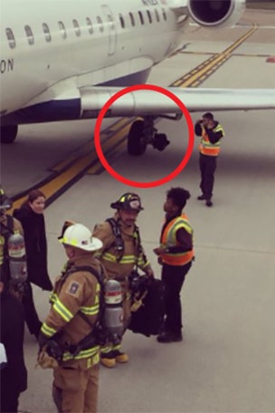 Delta flight has a problem…