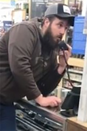 Funny Walmart customer helps himself