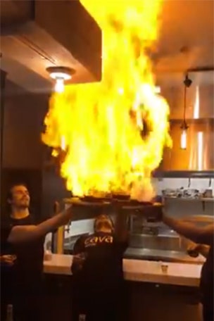 Vid shows moment it all goes wrong