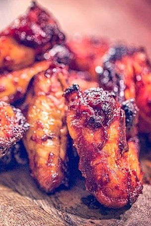 How to grill chicken wings