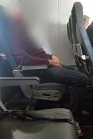 Frontier passenger pees on seat