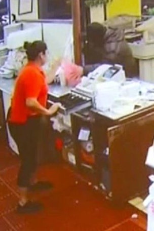 Restaurant robber thwarted by customer with gun