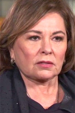 Roseanne Barr breaks down