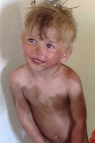 Kids find mom's self-tanner, hilarity ensues