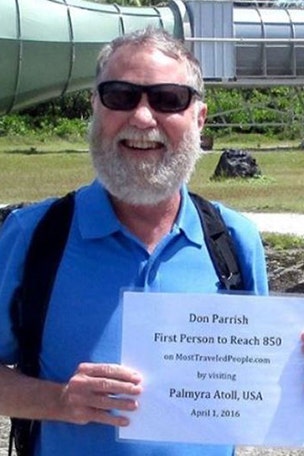 Most traveled man: 'He thought I would get kidnapped'