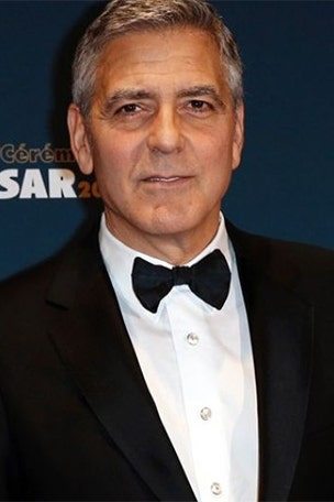 Clooney spotted after crash