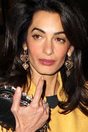 Clooney's wife FURIOUS