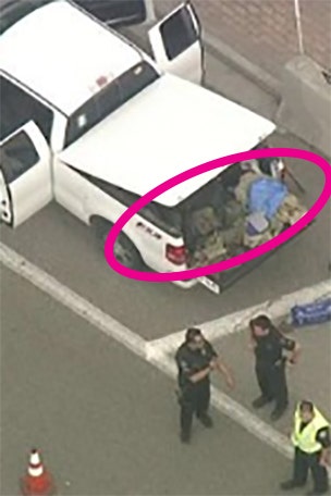 Police find 'weapons' at airport