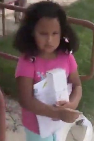 Kindergartner was NOT happy