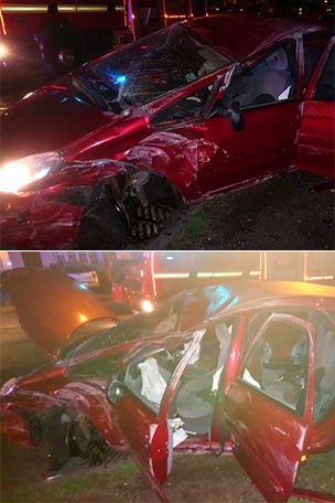 10 people in 5 seat wreck