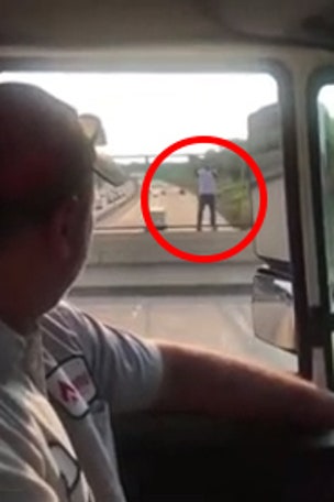 Beer driver makes crazy save